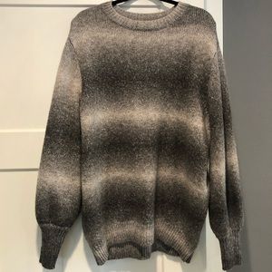 Ombré tunic sweater